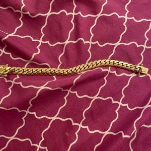 10k Cuban link 10mm 8.25 inch bracelet